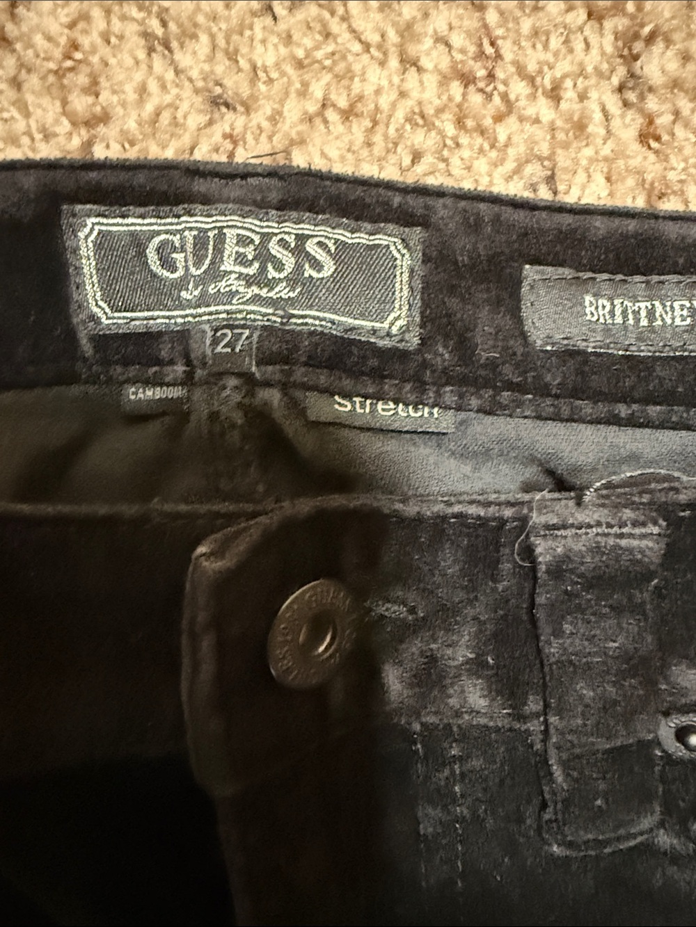 Guess Black Skinny Pants - Picture 2 of 7